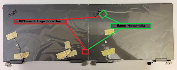 2 of 9-image for20SAS01Q00 ThinkPad X1 Yoga 4th Gen Lenovo 14.0" 3840x2160 Complete Hinge Up Touch Screen Assembly IPS 4K