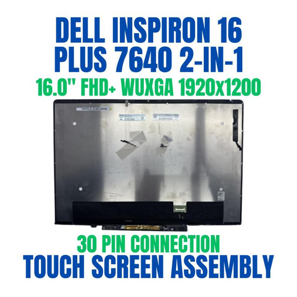 1 of 8-image forDell Inspiron 16 Plus 7640 16" 1920x1200 Touch 2-in-1 Touch Panel Screen Assembly