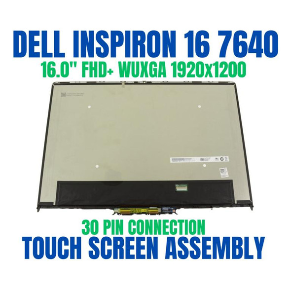 1 of 8-image forOEM Dell Inspiron 16 7640 2-in-1 FHD Touch Screen LCD Screen YRJ07 7XP7W