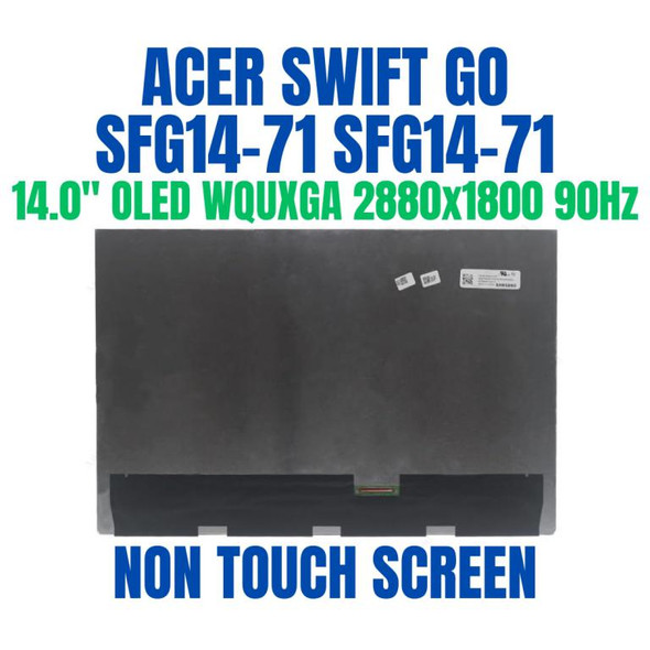 1 of 4-image forOLED Display LCD Screen Panel ATNA40YK11-0 Acer Swift Go 14 SFG14-73-5753