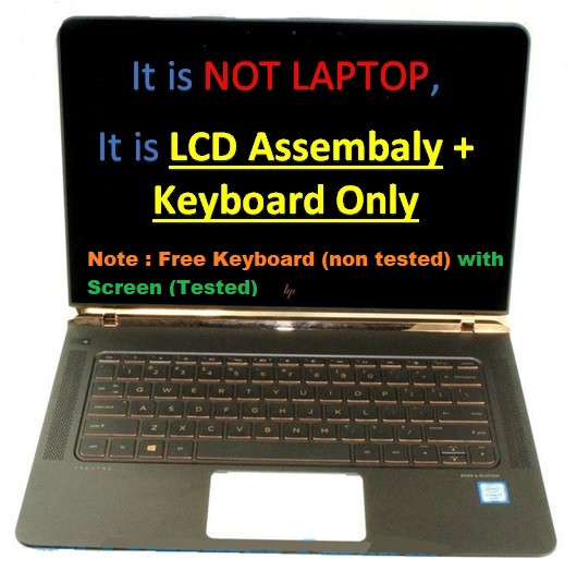 1 of 6-image forHP Spectre 13-V021NR W2K28UA 13.3" Full HD 1920x1080 30 Pin Non Touch Screen Assembly