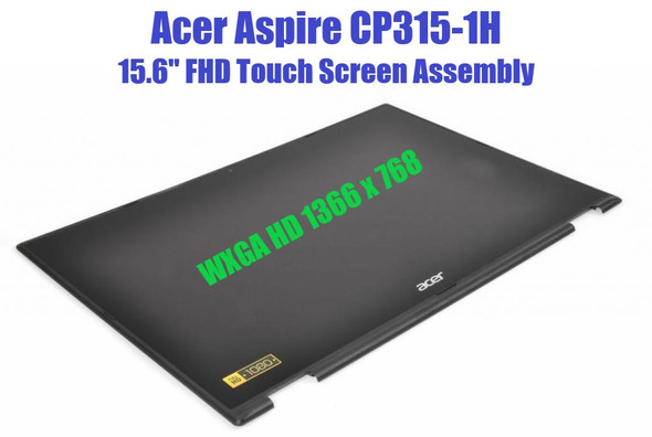 1 of 4-image forAcer CHROMEBOOK SPIN 15 CP315-1H-C7Q1 15.6" 1366x768 Touch Screen Assembly