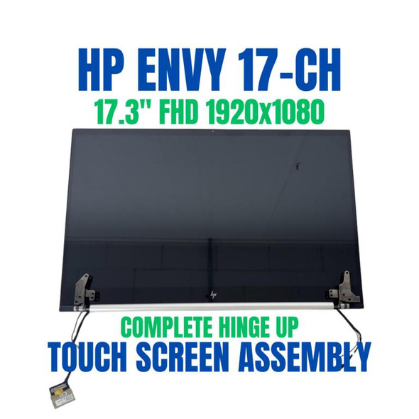1 of 11-image for61D26UA HP Envy LAPTOP 17-CH2035CL 17.3" 1920x1080 Complete Hinge Up Touch Screen Assembly