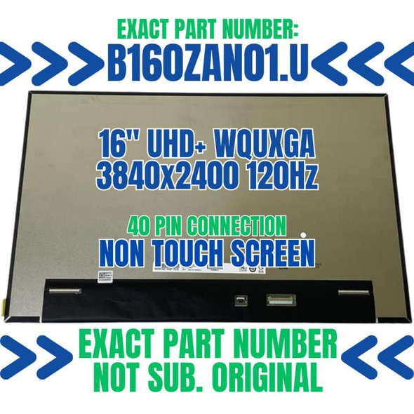 1 of 8-image forMSI CREATOR 16 AI STUDIO A1VIG-005FR 16" 3840x2400 40 Pin Non Touch 120Hz MiniLED Non Screen