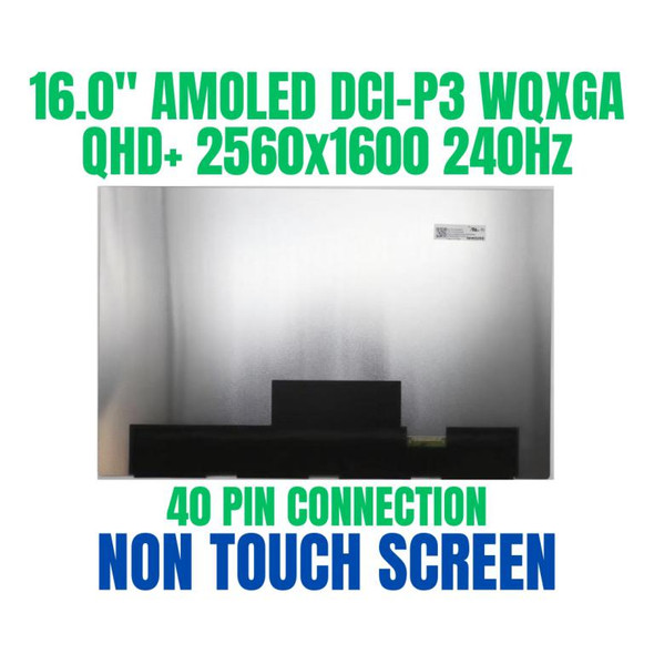 1 of 6-image forLenovo Legion 7 16IAX10 83KY0020KR 16" WQXGA QHD+ 2560x1600 40 Pin 240Hz DCI-P3 AMOLED Non Touch Screen