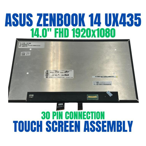 1 of 5-image forASUS ZENBOOK UX435EGL 14.0" 1920x1080 30 Pin Touch Screen Assembly