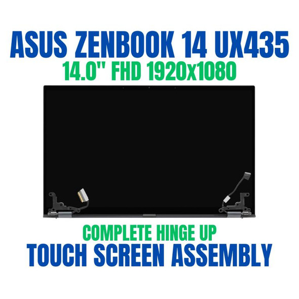 1 of 4-image forASUS ZENBOOK UX435EAL-BM SERIES 14.0" 1920x1080 Complete Hinge Up Touch Screen Assembly
