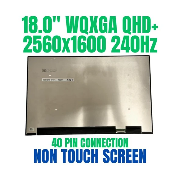 1 of 10-image forNE180QDM-NZ2 18.0" Screen 2560x1600 IPS MATTE Display 240HZ 40 Pin