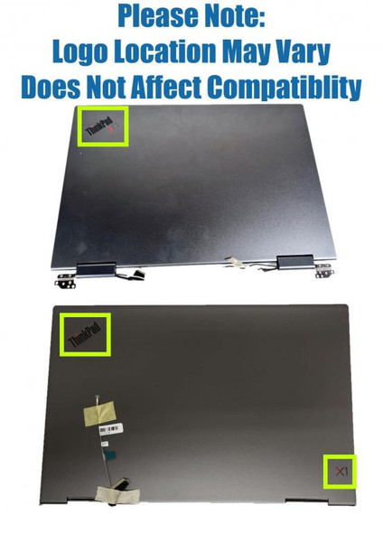 2 of 9-image forLenovo ThinkPad X1 Yoga Gen 5 20UB002PHV 14.0" UHD 3840x2160 40 Pin Complete Hinge Up Touch Screen Assembly