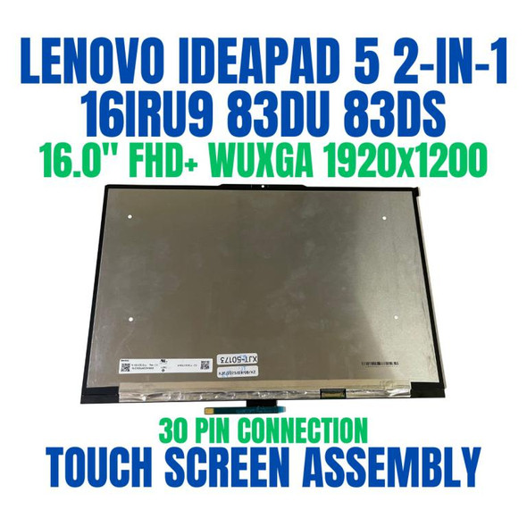 1 of 7-image forLenovo Ideapad 5 2-in-1 16IRU9 83DU005CMB 16" 1920x1200 30 Pin Touch Screen Assembly