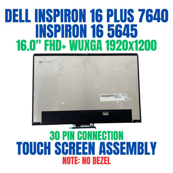 1 of 12-image forLaptop Touch Screen Dell Inspiron 16 5640 7XP7W 16" FHD LCD Laptop