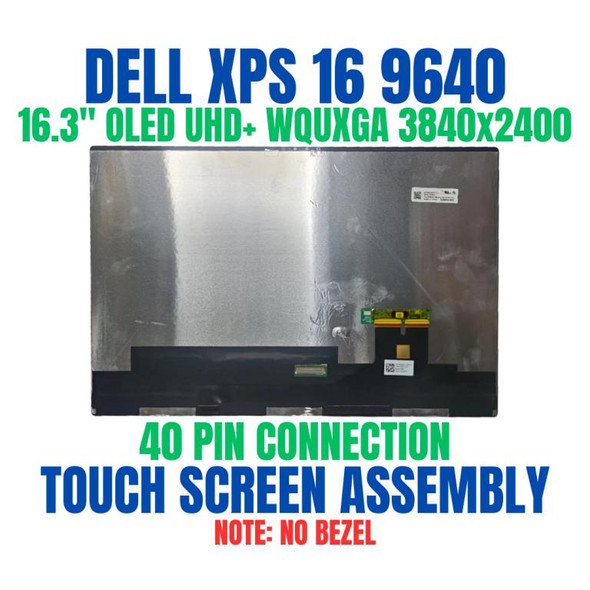 1 of 7-image forDell JGRG7 0JGRG7 4K UHD 3840x2400 ATNA63DU01-0 OLED Touch Screen Assembly No Bezel