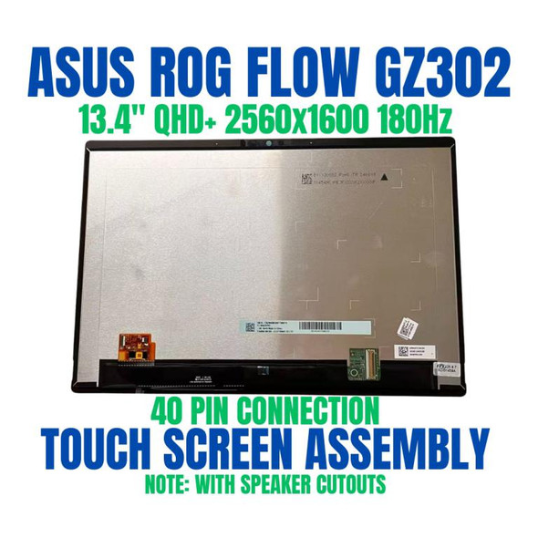 1 of 8-image forASUS ROG FLOW Z13 GZ302EA-R9641TB 13.4" 2560x1600 180Hz Touch Screen Assembly