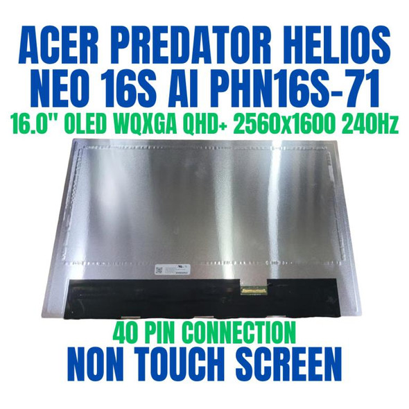 1 of 4-image forAcer Helios Neo 16S 2025 ATNA60DL03-0 16" 2560x1600 240Hz OLED