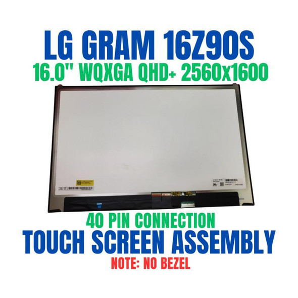 1 of 7-image forLG GRAM 16Z90S-G.AA78A9 16" 2560x1600 WQXGA QHD+ Touch Screen Assembly No Bezel