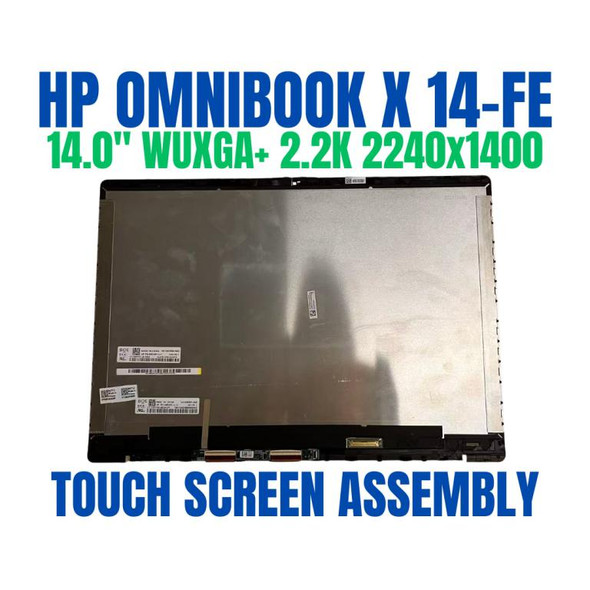1 of 6-image forHP OmniBook X 14-FE0057NR A7PK7UA 14.0" WUXGA+ 2240x1400 2.2K Touch Screen Assembly
