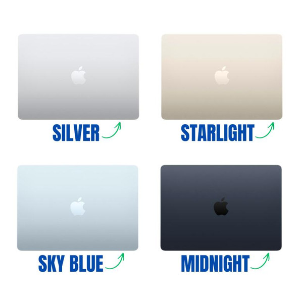 2 of 7-image for2025 Apple MacBook Air 15" 2025 M4 Sky Blue lcd A3241
