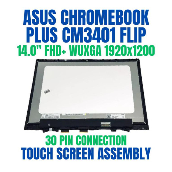 1 of 10-image for14" Asus Chromebook CM3401 90NX06M2-R20010 WUXGA LCD Touch Screen Assembly