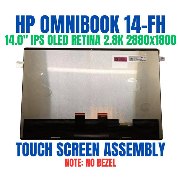 1 of 5-image forAW0V2EA HP OmniBook 14-fh0175ng 14.0" OLED 2.8K IPS Retina Touch Screen Assembly No Bezel