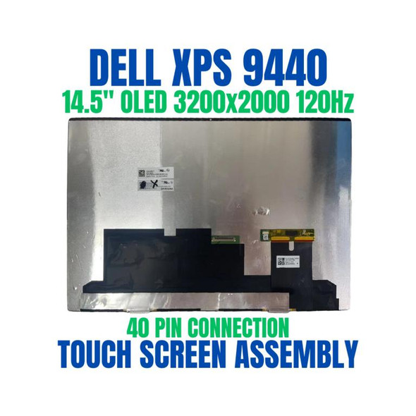 1 of 5-image for0TXW08 DWK4H Dell XPS 14 9440 ATNA45FB01 3.2K OLED LCD Touch Screen Assembly