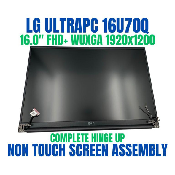 1 of 8-image forLG Ultra PC 16U70Q 16U70R 16U70Q-K.AAS7U1 16U70R-K.AAS7U1 FHD LCD Screen Assembly Complete Black
