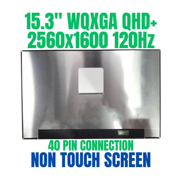 1 of 1-image for15.3" 120Hz WQXGA LED LCD Screen IPS Display NE153QDM-NY1 2560x1600 40 Pin