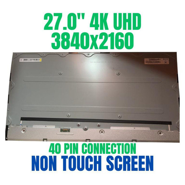 1 of 4-image for27" 4k 60hz Uhd Lcd Screen Mv270qum-n21 Mv270qum N21 HP 27 Lg 27u
