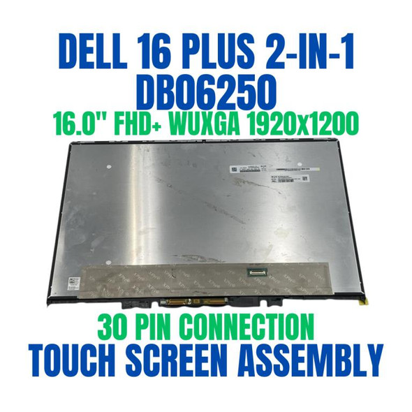 1 of 7-image forDell 16 PLUS DB16255 16" 1920x1200 Touch Screen Assembly
