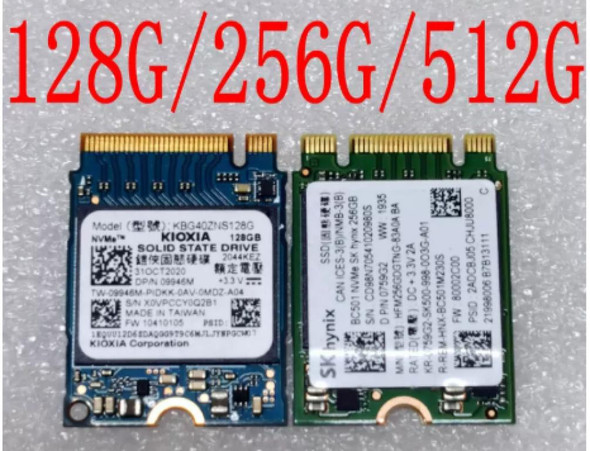 1 of 1-image forHFM256GDGTNG-87A0A SK Hynix BC501 256GB M.2 2230 NVMe PCIe Gen 3 x4 Internal SSD Dell Latitude 3120 OEM 7R9G2 07R9G2