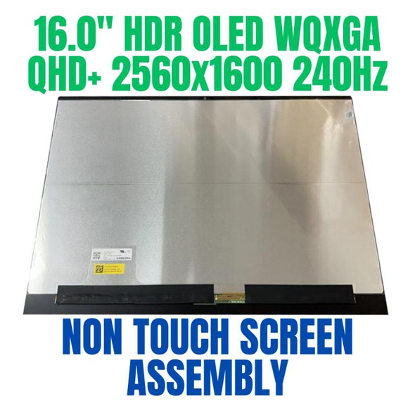 1 of 4-image forHP OMEN MAX 16-ah P34006-001 P34007-001 16" OLED HDR 240Hz Non Touch Screen Assembly