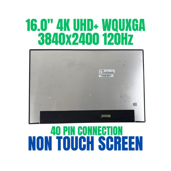 1 of 9-image forHP ZBook Studio G10 16" DRM UHD WQUXGA LED Non Touch Display N51321-001
