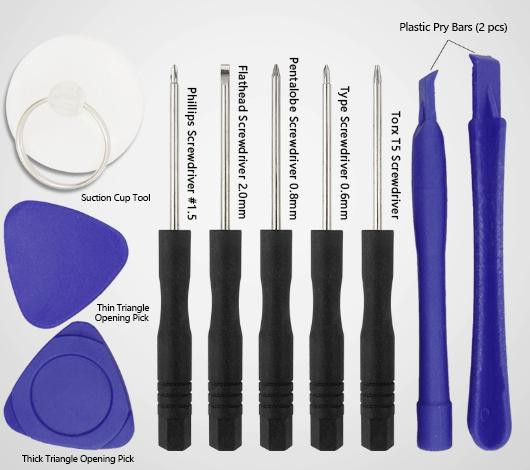 2 of 4-image forBasic Screw Driver Screen Replacement Tool Kit