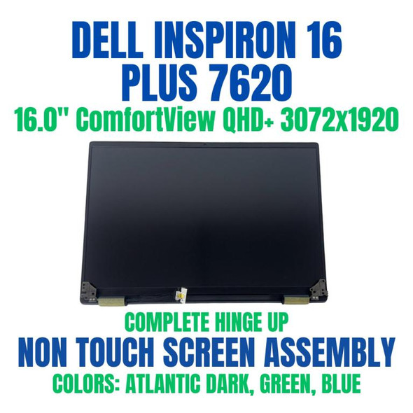 1 of 8-image forDell Inspiron 16 Plus 7620 16" Complete QHD+ LCD Assembly T30JX