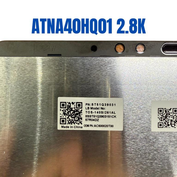 1 of 3-image forLenovo Yoga 9 2-in-1 14ILL10 83LC005EID 14.0" 2.8K-4K Anti-Smudge IPS Touch Screen Assembly