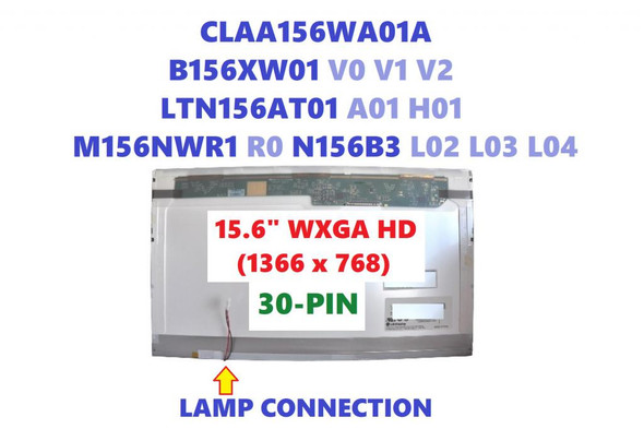 1 of 12-image forCompaq Presario Cq60-211dx REPLACEMENT LAPTOP LCD Screen 15.6" WXGA HD Single Lamp
