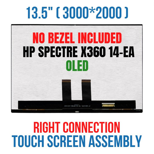 1 of 9-image for13.5" 40 Pin 3K2K UHD LCD Display Touch Screen Digitizer Assembly ATNA35VJ01 HP Spectre x360 14-EA 14T-EA 14-EA0066TU 14-EA0067TU 3000x2000 OLED