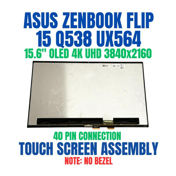 1 of 8-image for15.6" 4K OLED LCD Touch Screen IPS Display ASUS Zenbook Flip 15 Q538E Q538EI