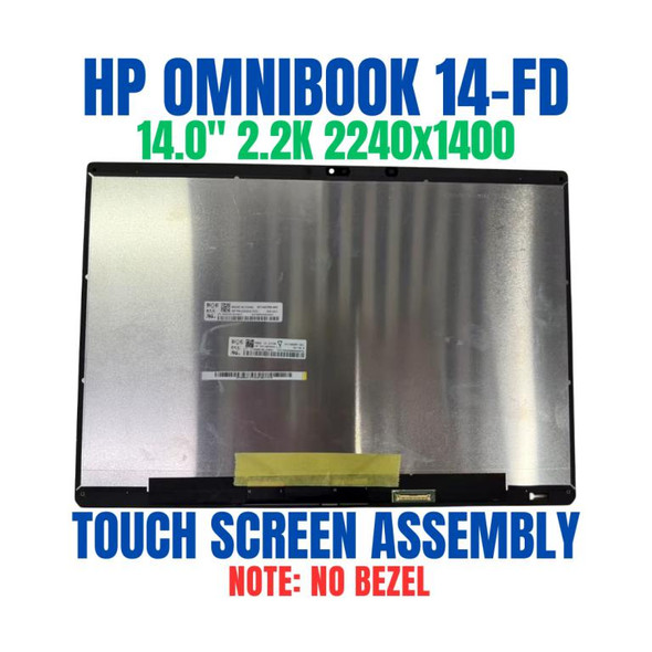 1 of 6-image for9J385AV HP OMNIBOOK ULTRA 14" LAPTOP NEXT GEN AI PC 14-FD0000 14.0" 2240x1400 2.2K Touch Screen Assembly