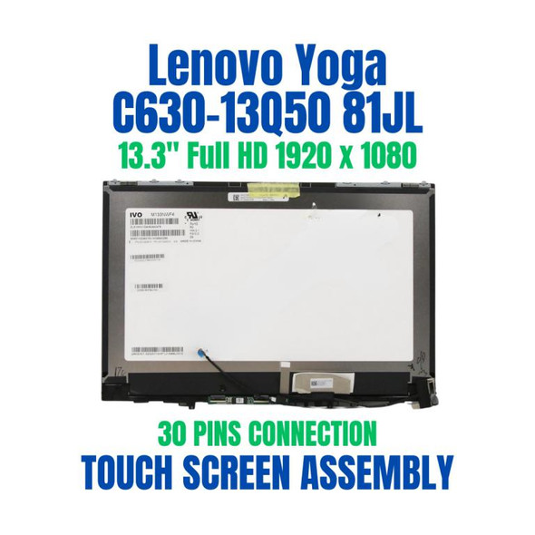 1 of 7-image for13.3" FHD Touch Screen Assembly Screen Lenovo Yoga C630 81jl0000jp