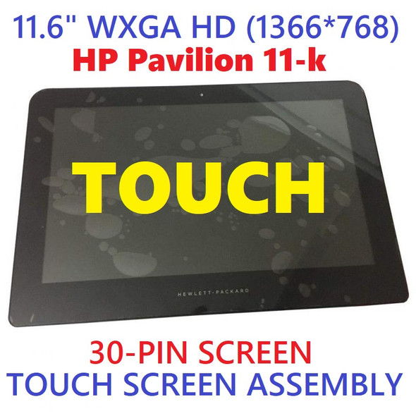 1 of 5-image for11.6" HD 1366x768 LCD Panel REPLACEMENT Anti-Glare LED Screen Display Touch Digitizer Bezel Frame Assembly HP Pavilion X360 Convertible 11-K103TU 11-K104TU 809549-001