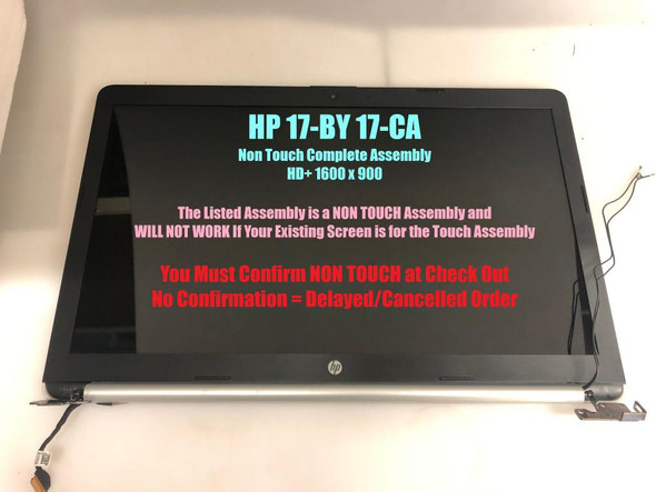 1 of 1-image forHP 17T-BY L22561-001 17.3" Non Touch Screen Assembly