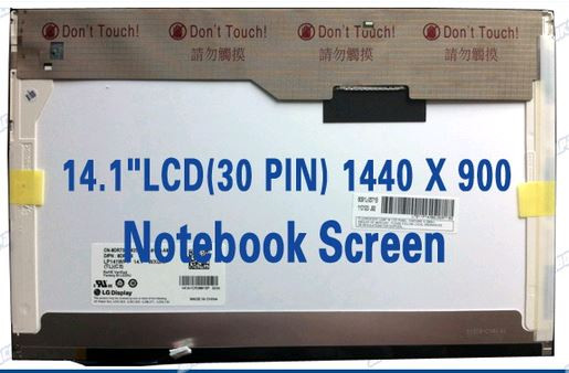 2 of 10-image for14.1" WXGA Glossy LCD CCFL Screen Dell DR738