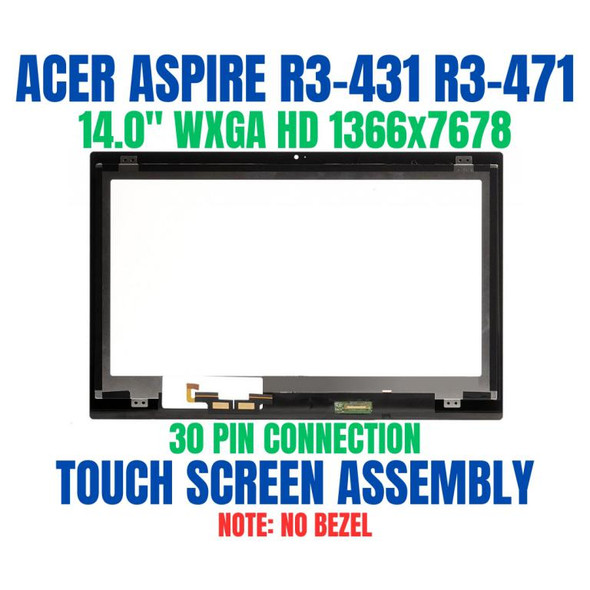 1 of 8-image for6M.M3WN7.001 Acer 14.0" Hd 30 Pin Touch Screen Lcd Assembly M5-481PT-6819