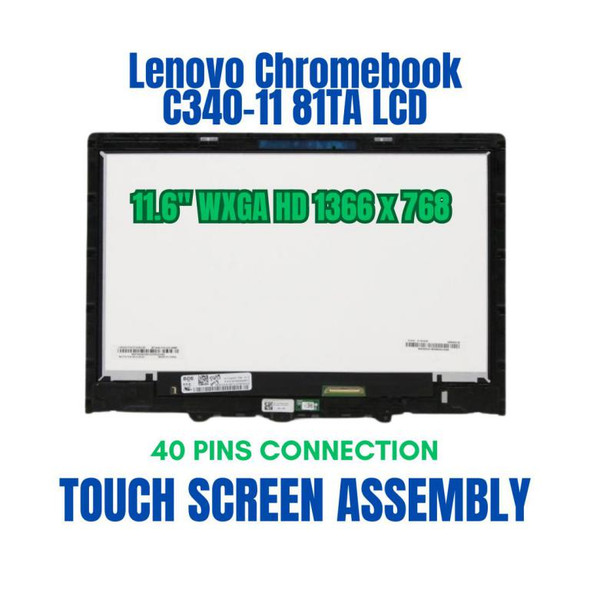 1 of 4-image for11.6" Replacement LCD Touch Screen Bezel Lenovo Chromebook C340-11 81TA