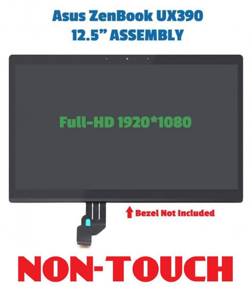 1 of 7-image for12.5" FHD Asus ZenBook UX390 UX390UA UX390UAK LCD LED Screen Assembly 1920x1080
