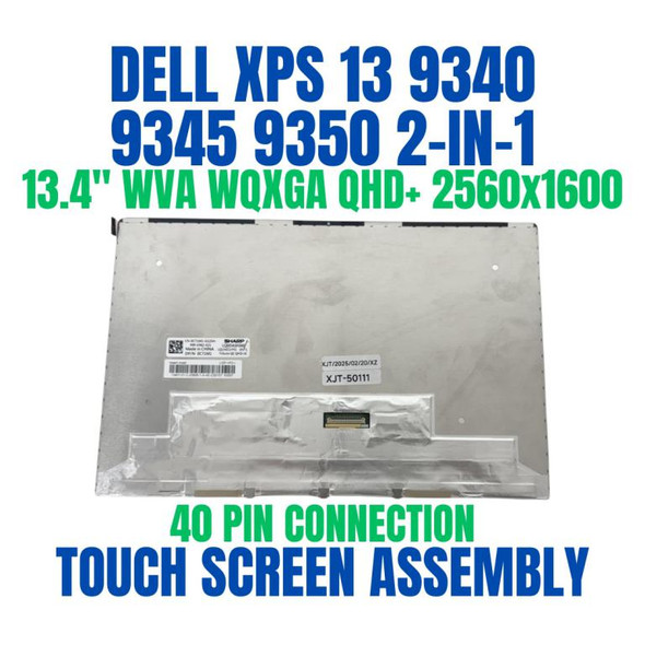 1 of 7-image for0C71M1 C71M1 LQ134Z1JY01 Dell XPS 13 Plus 9340 WQXGA 2560X1600 LCD Screen Non Touch