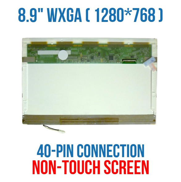 1 of 3-image forHP 463417-7c1 REPLACEMENT LAPTOP LCD Screen 8.9" WXGA Single Lamp N089A1-L01 REV.A1