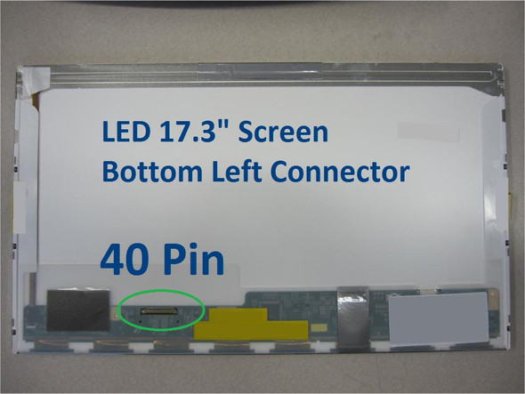 Samsung Ltn173kt01(a01) Bottom Left Connector Replacement LAPTOP LCD Screen 17.3" WXGA++ LED DIODE