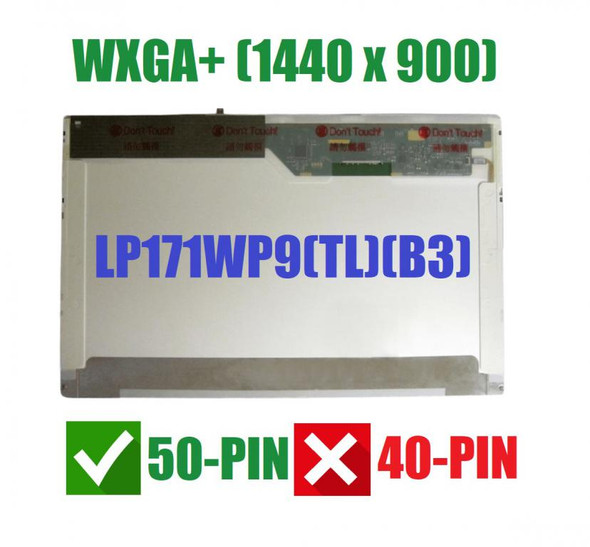 1 of 3-image forPHILIPS Lp171wp9-tlb3 17 LCD Screen Lp171wp9(tl)(b3) 17" Wxga+ Lp171wp9-tlb3