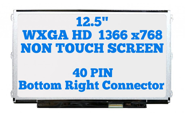 1 of 7-image for12.5" WXGA Matte Laptop LED Screen IBM 04W3920